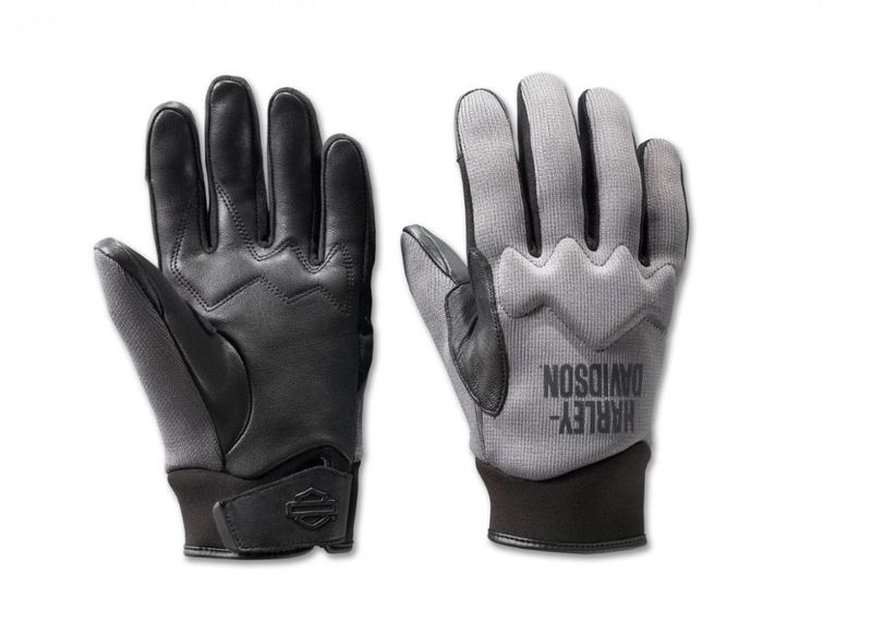 Harley-Davidson DYNA KNIT MESH Gloves - Cool Grey 98143-24VM
