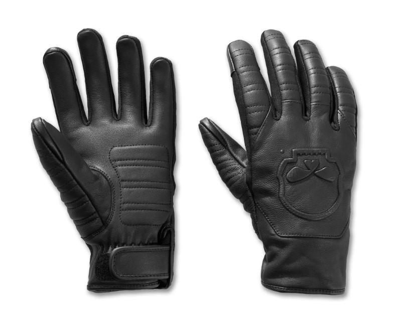 Harley-Davidson Willie G Skull Graphic Leather Riding Gloves 97109-25VM