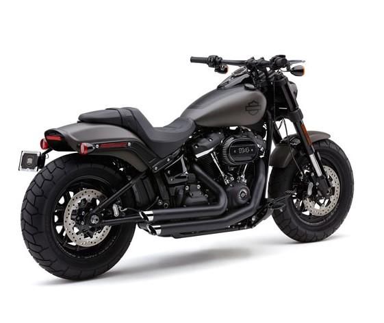 Cobra Speedster Slashdown Exhaust - Black Fat Bob MS568799