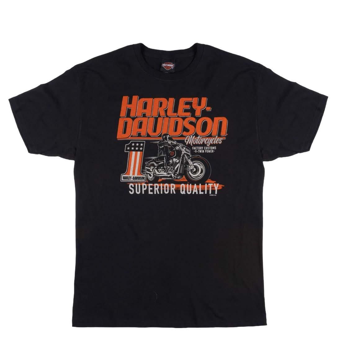 Harley-Davidson &#39;Pacesetter&#39; Black Mens Dealer T-Shirt 4029167403