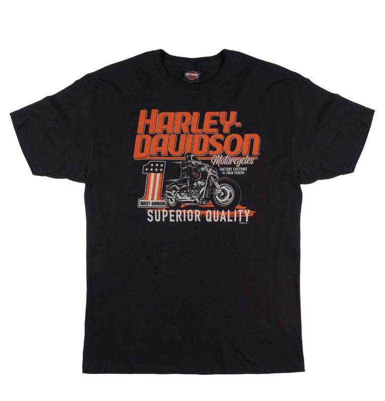 Harley-Davidson &#39;Pacesetter&#39; Black Mens Dealer T-Shirt 4029167403