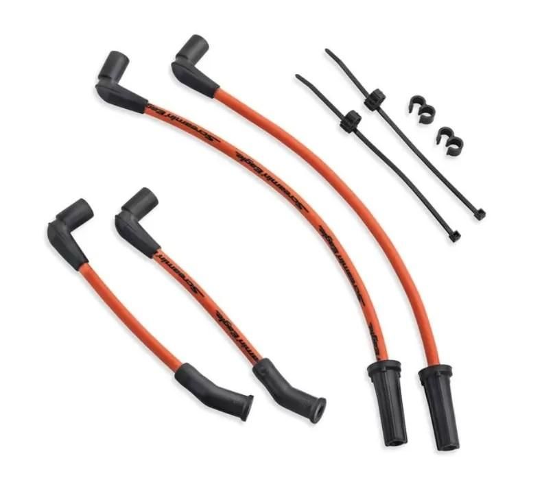 Harley-Davidson Screamin&#39; Eagle 10mm Phat Spark Plug Wires - Orange 31600113