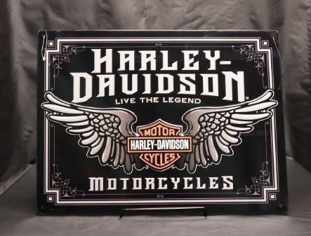 Harley-Davidson Winged Bar and Shield Tin Sign HDL-1544