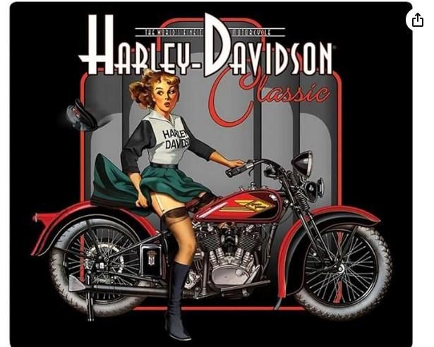 Harley-Davidson Classic Pin Up Babe Tin Sign AR-2010601