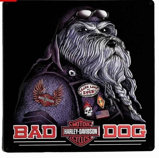 Harley-Davidson Bad Dog Tin Sign   AR-2011791