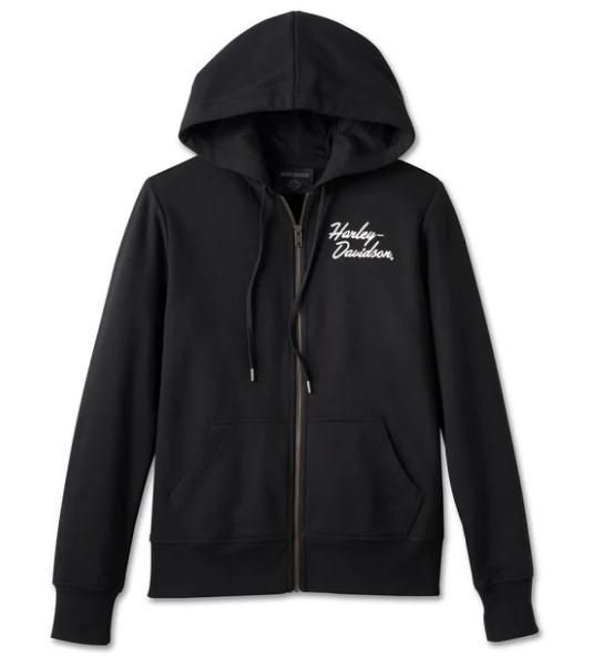 Harley-Davidson Special Bar and Shield Zip Front Hoodie - Black - 99049-23VW