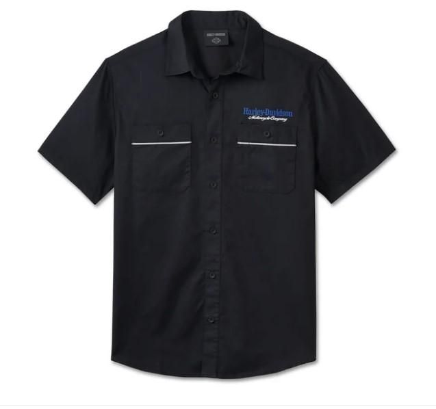 Harley-Davidson HD Tech End Line Short Sleeve Shirt - Black 96048-25VM