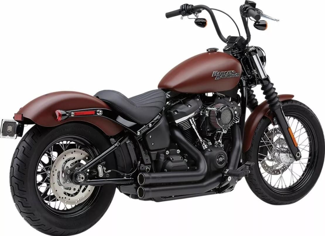 Cobra EXH 909 Exhaust Black  Heritage  Sport Glide  18-19   1800-2305