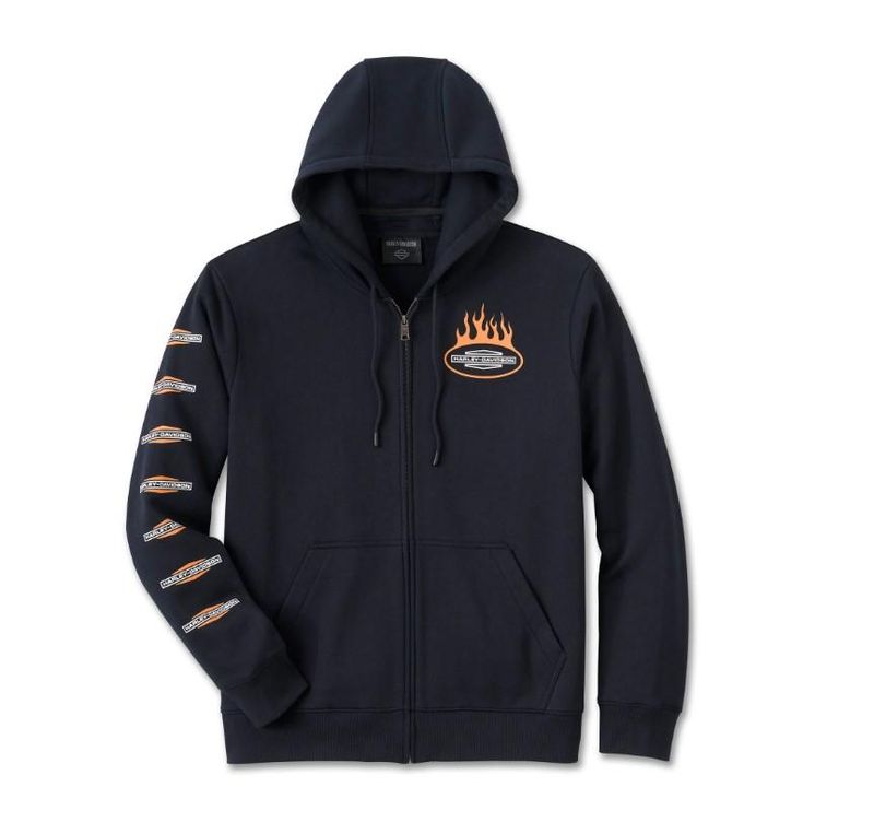 Harley-Davidson Roaring Balaclava Hoodie - Harley Black 96004-25VM
