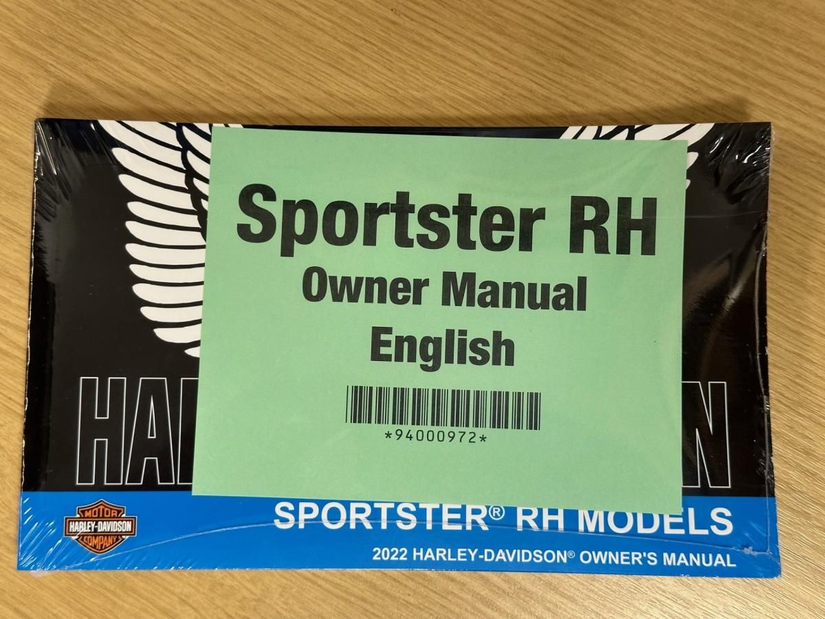 Harley-Davidson Sportster RH Models Owner Manual - English 94000972