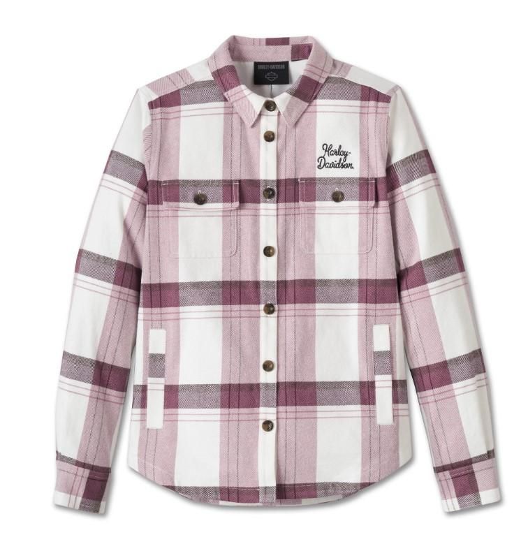 Harley-Davidson Womens Essential Jacket Mauve Cloud 96089-25VW