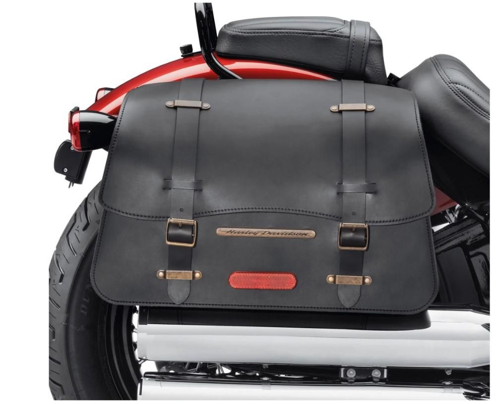 Harley-Davidson H-D Detachables Leather Saddlebags Nostalgic Style 90201552A