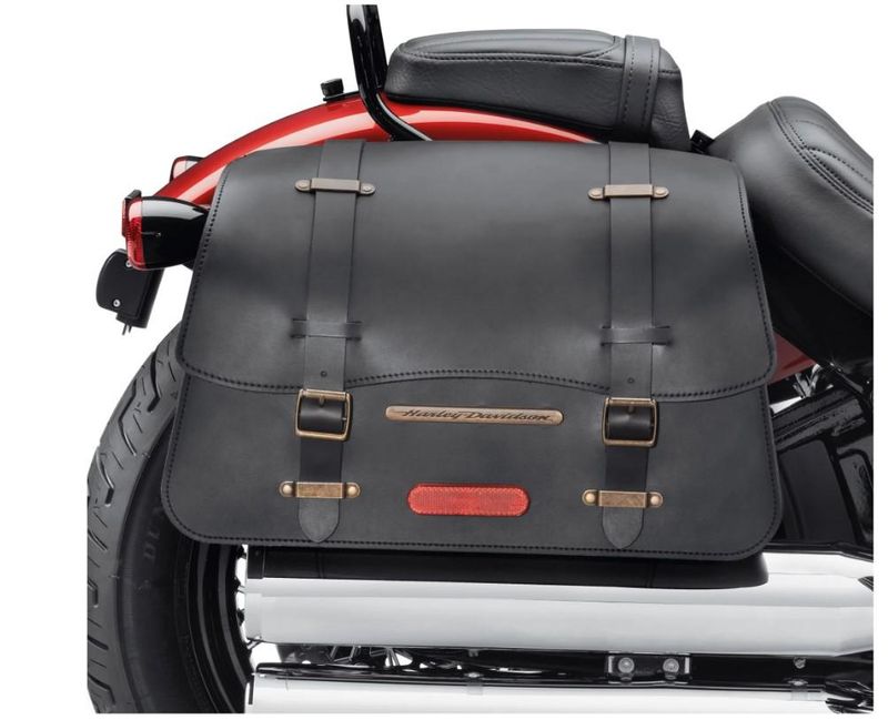 Harley-Davidson H-D Detachables Leather Saddlebags Nostalgic Style 90201552A