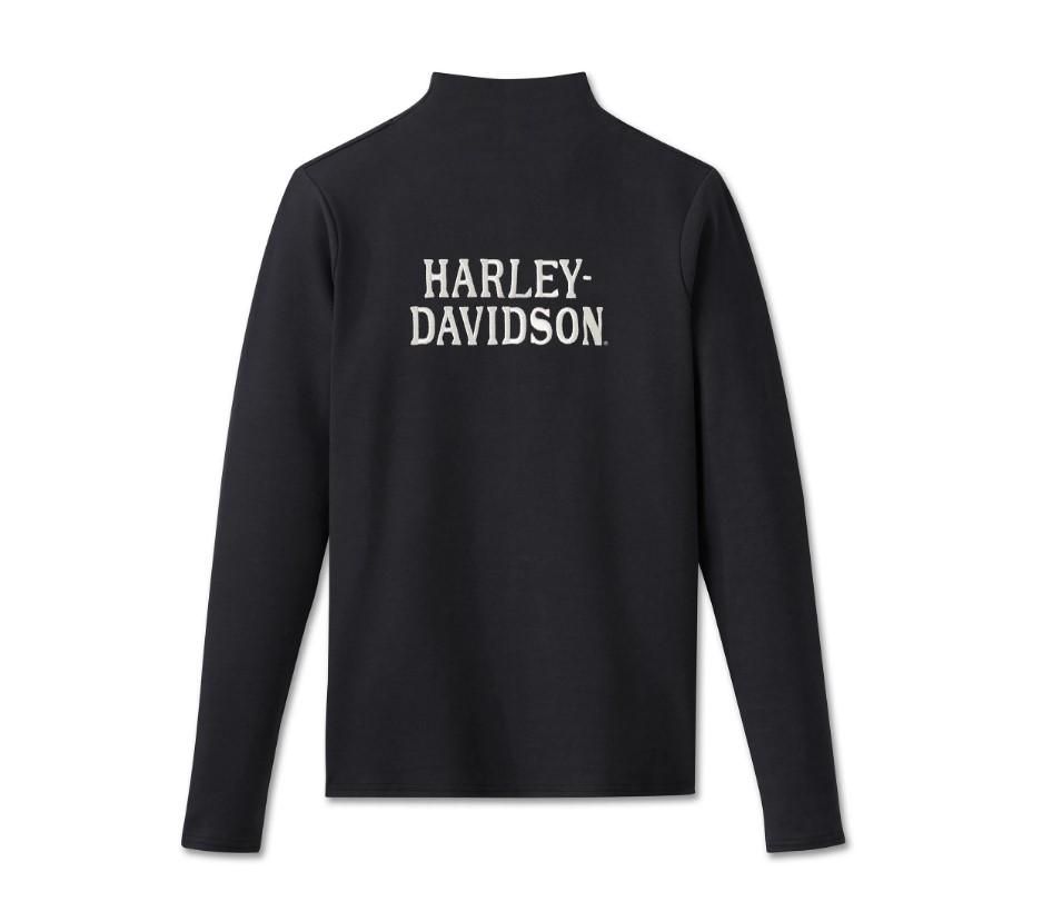 Harley-Davidson Womens Superstar Milwaukee Mockneck - Harley Black 96186-25VW