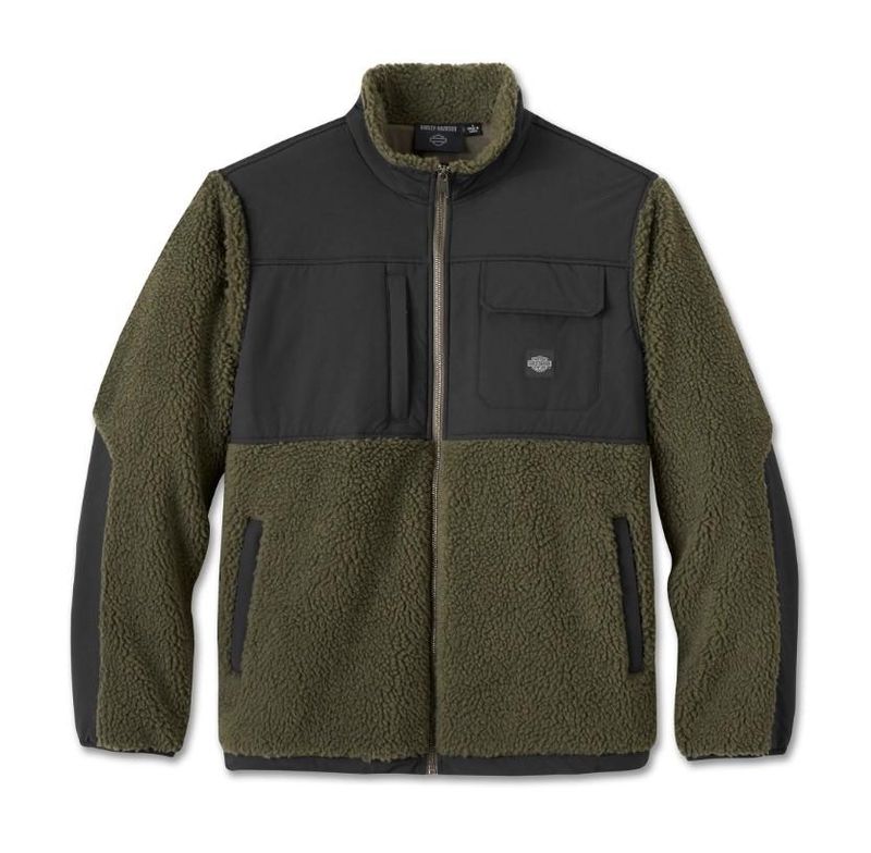 Harley-Davidson Sherpa Full Zip - Grape  Leaf 96110-25VM