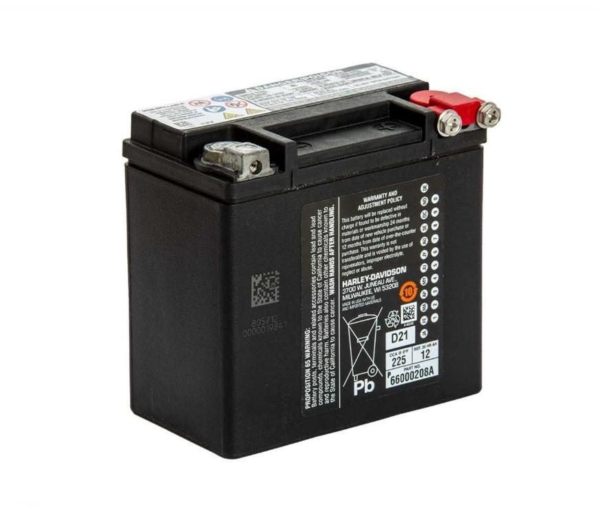 Harley-Davidson Genuine Battery 12AH AGM for Sportster XL and XR models from 04 onwards  66000208B
