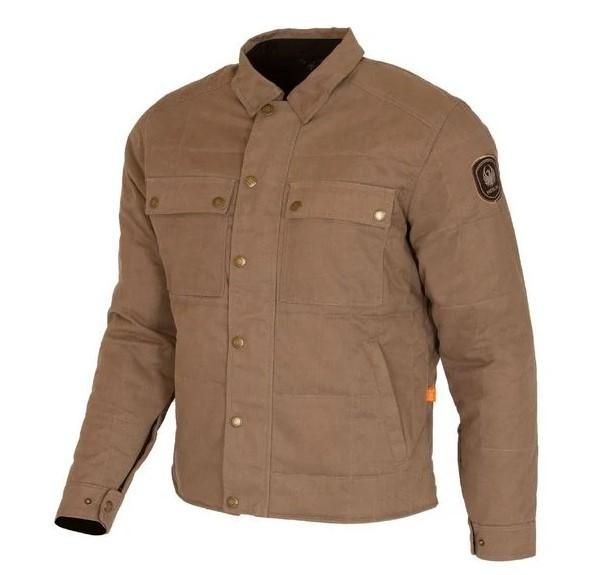 Merlin Codsall Baffle Motorcycle Riding Jacket D30 Baffle TAN
