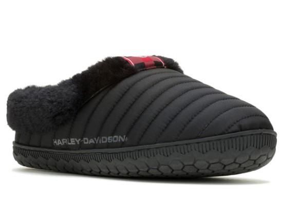 Harley-Davidson Mens Cosgrove Fur Lined House Slippers D93927