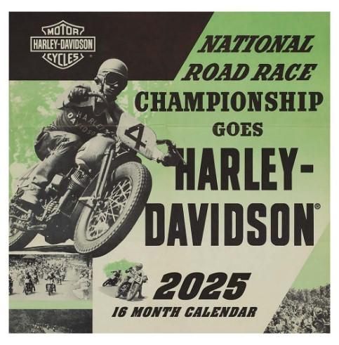 Harley-Davidson 2025 Race Day Poster Mini Calendar HDL-20129