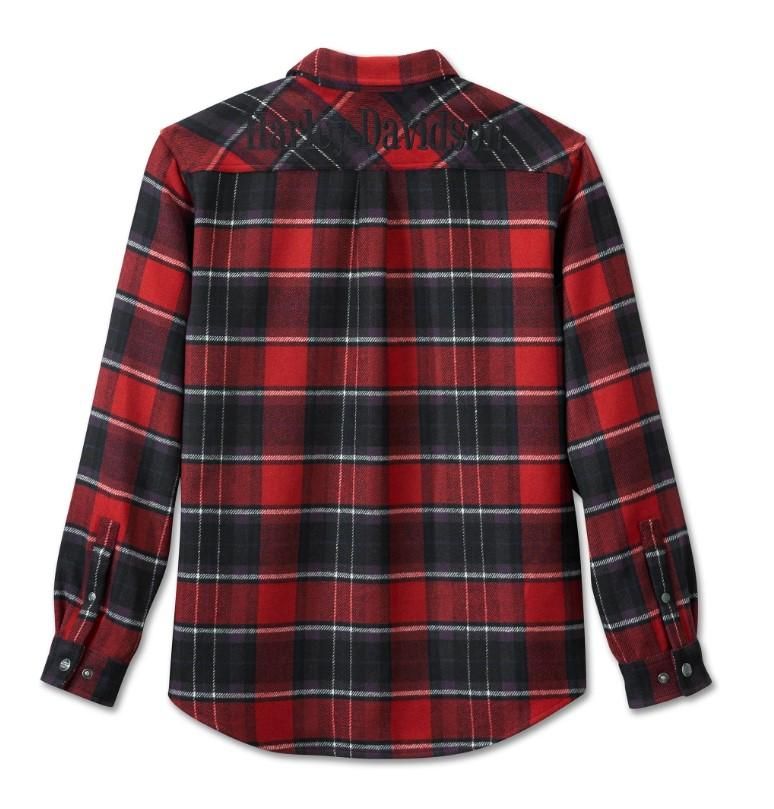 Harley-Davidson Premium Overshirt - Plaid - Chili Pepper