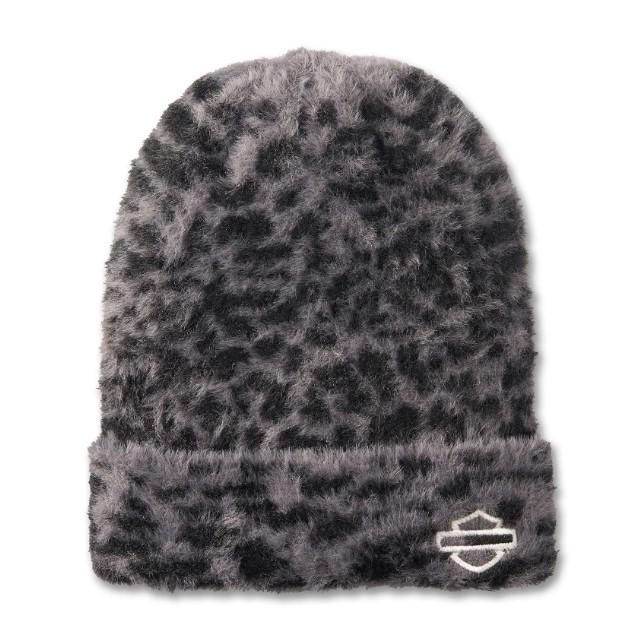 Harley-Davidson Women&#39;s Wild Cat Fuzzy Beanie 97677-25VW