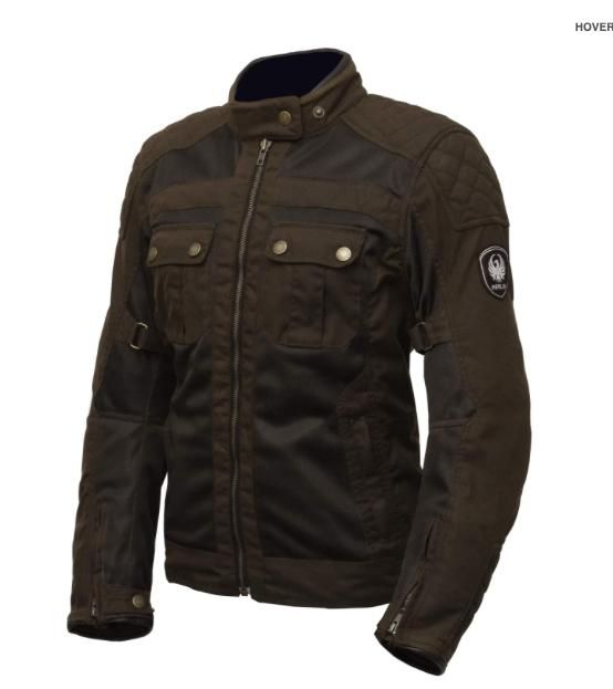 Merlin SHENSTONE Ladies Motorcycle Riding Cotec Jacket - Olive