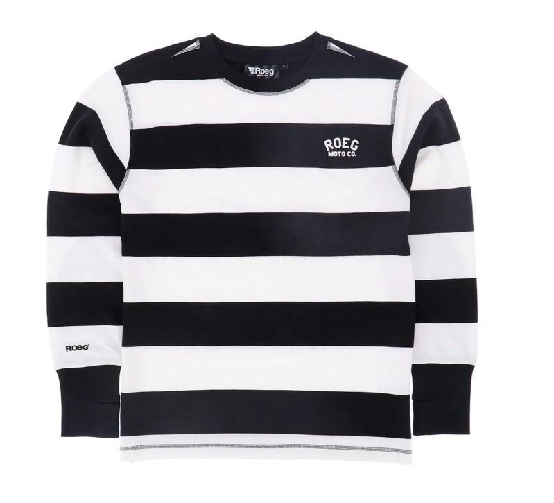 Roeg RICKY Jersey Jumper Black / White 973993