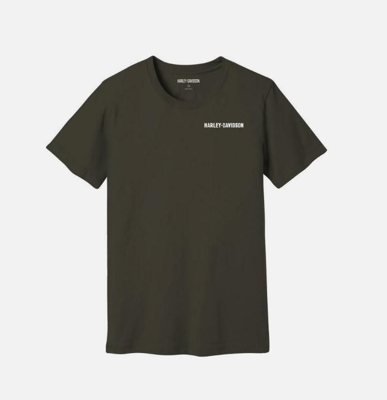 Harley-Davidson MEN&#39;S GRAPE LEAF OIL CAN TEE 96115-23VM