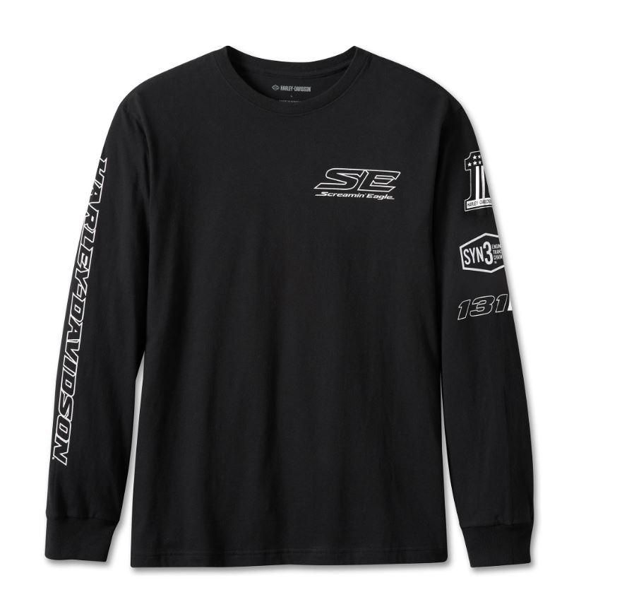 Harley-Davidson Men&#39;s Screamin&#39; Eagle Long Sleeve Tee 97578-23VM