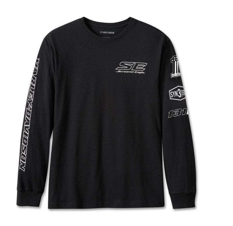 Harley-Davidson Men&#39;s Screamin&#39; Eagle Long Sleeve Tee 97578-23VM