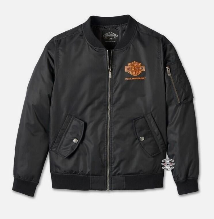 Harley-Davidson WOMEN&#39;S 120TH ANNIVERSARY BOMBER JACKET 97556-23VW