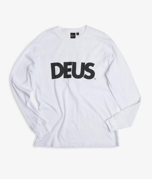 Deus Ex Machina All Caps Moto Jersey - White  9342689445767