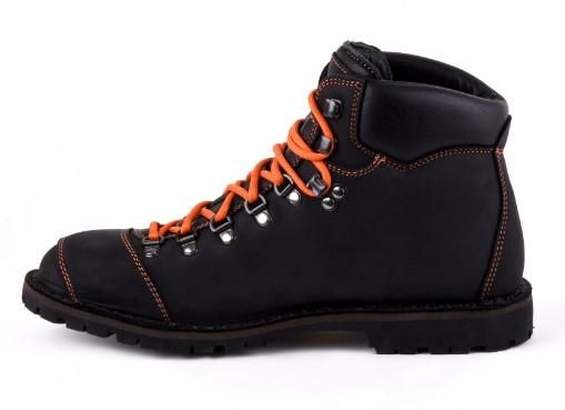 Biker Boot by Magellan Mulloy Adventure Black / Orange Stitching Venture
