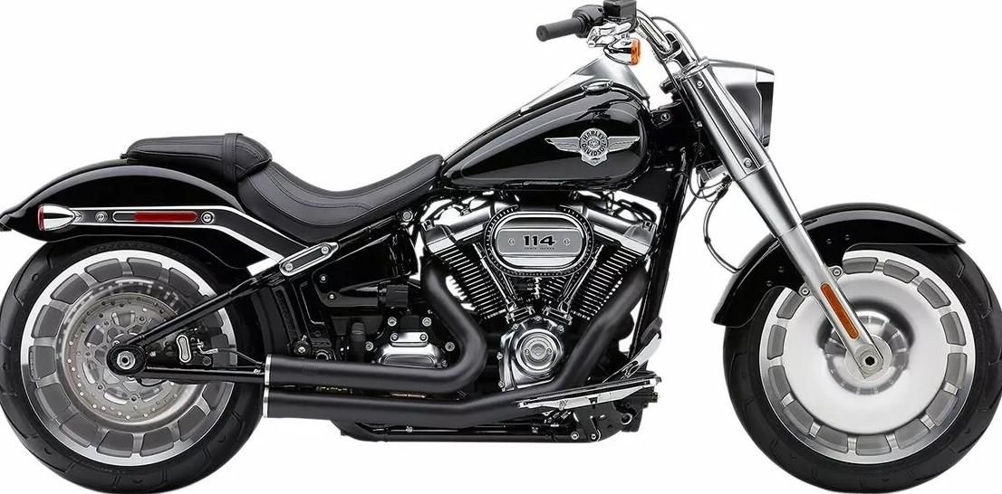 Cobra Speedster Short RPT Exhaust System Harley-Davidson Fat Boy 1800-2322