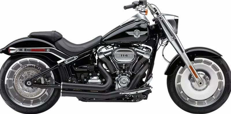 Cobra Speedster Short RPT Exhaust System Harley-Davidson Fat Boy 1800-2322