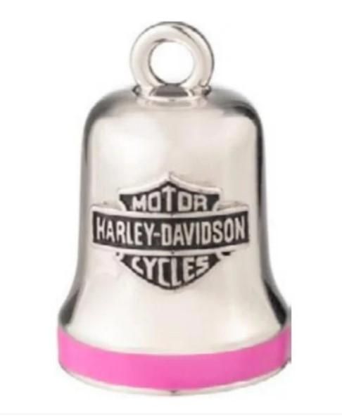 Harley-Davidson Pink Stripe Silver Ride Bell  34M00100