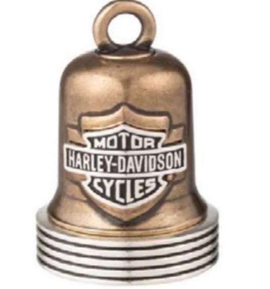 Harley-Davidson Brass Edge Silver Ride Bell 34M00090