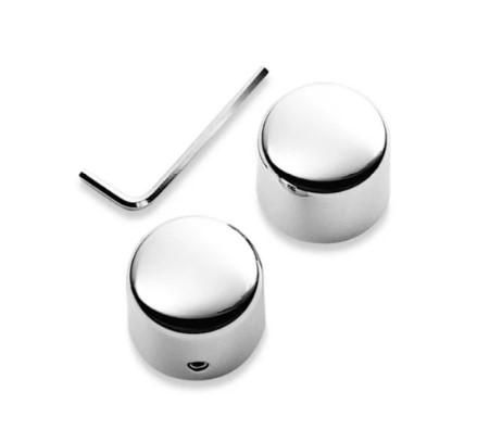 Harley-Davidson Front Axle Nut Covers Chrome 44116-07A