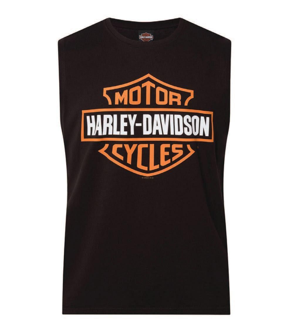 Harley-Davidson Bar and Shield Muscle Black Mens Dealer Shirt 4029155703
