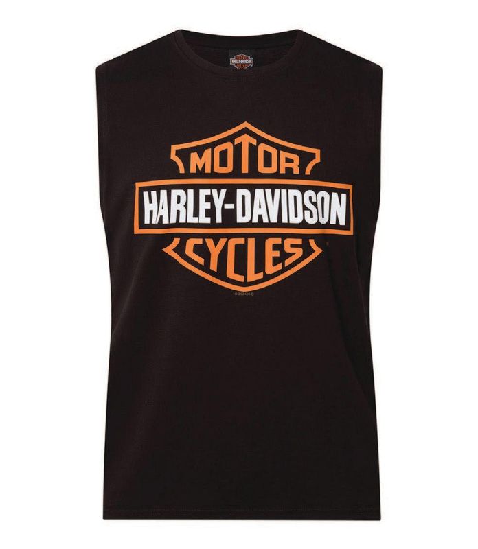 Harley-Davidson Bar and Shield Muscle Black Mens Dealer Shirt 4029155703