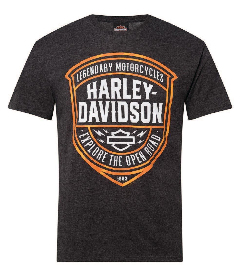Harley-Davidson HD Vanguard Black Mens Dealer T-Shirt 4029172604