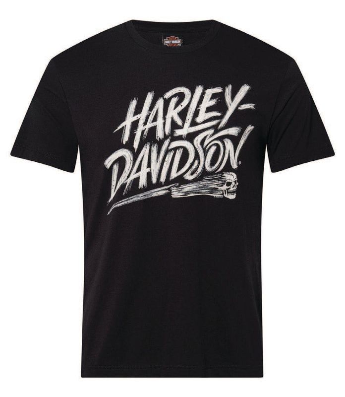 Harley-Davidson HD Brushed Black Mens Dealer T-Shirt 4029173104