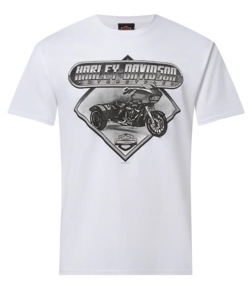 Harley-Davidson HD Trike Mens White Dealer T-Shirt 4029173704