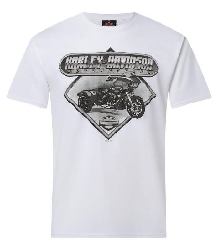 Harley-Davidson HD Trike Mens White Dealer T-Shirt 4029173704