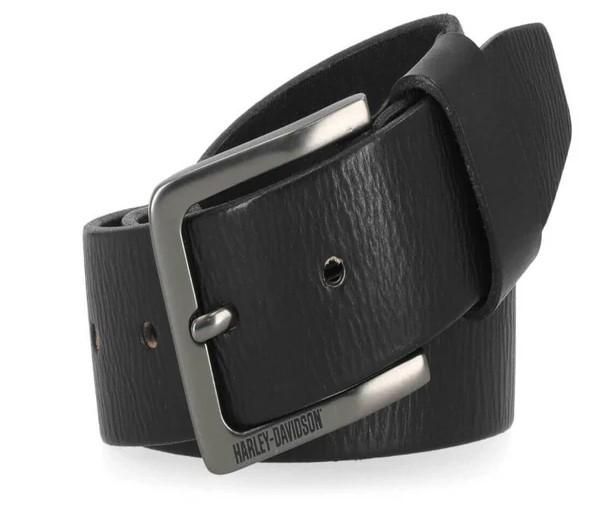 Harley Davidson Mens Embossed HD Logo Leather Belt 684835302463