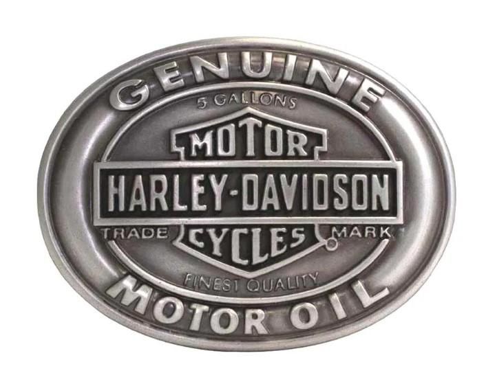 Harley-Davidson Mens Genuine Motor Oil Belt Buckle 684835311489