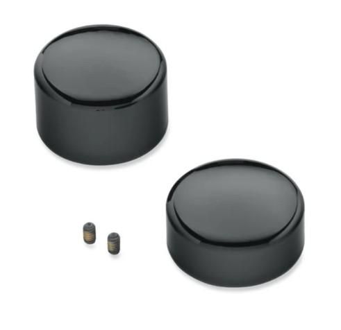 Harley-Davidson Gloss Black Rear Axle Nut Covers  43422-09