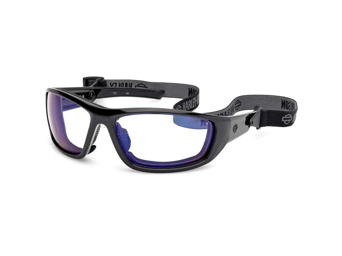 Harley-Davidson Blaze Ace XL Men&#39;s Band Sunglasses, Blue Mirror Lens 889214578686