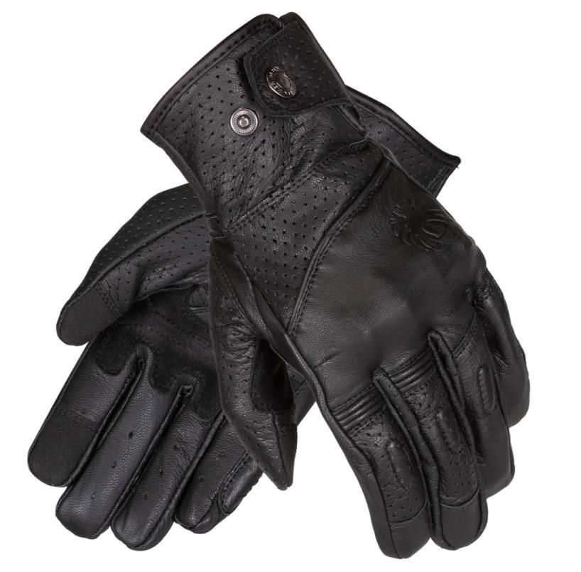 Merlin Legacy D30 Mid Motorcycle Riding Gloves Black