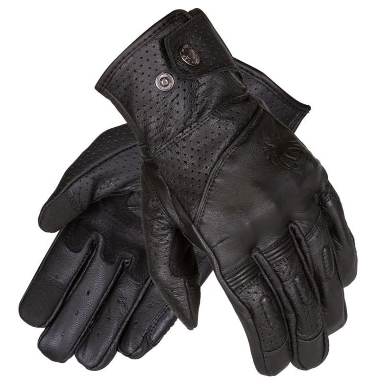Merlin Legacy D30 Mid Motorcycle Riding Gloves Black